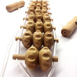 Rolo de massagem de madeira para costas, ferramenta de massagem para alívio de dor nas costas, terapia de celulite - Product Image 5