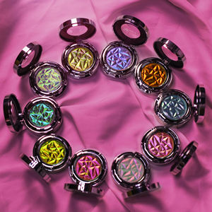 High Quantity <b>Eye</b> Makeup Cosmetics High Pigment Vegan Multichrome Pressed Duochrome Single Chameleon Eyeshadow Private Label - Product Image 1