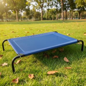 Cama Plegable para Mascotas de Viaje, Personalizable, Impermeable, con Marco Metálico, Elevada, Refrescante, para Todas las Estaciones, Venta al Por Mayor - Product Image 1