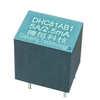 Mini transformateur de courant alternatif 5A/2.5mA noyau nanocristallin 0.1% précision conducteur primaire intégré de petite taille pour l'induction