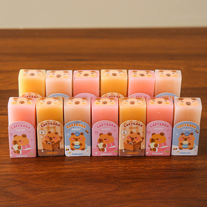 Gomme Kapibala en forme de sandwich Capybara en PVC pour étudiants - Product Image 3