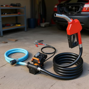 Pompe de transfert de carburant diesel 12V 15 GPM 1/4 HP avec buse automatique pour systèmes de carburant de véhicules - Product Image 2