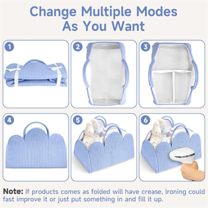 Cesta Organizadora <span class=keywords><strong>de</strong></span> <span class=keywords><strong>Pañales</strong></span> para Bebé a Precio Económico, Cesta <span class=keywords><strong>de</strong></span> Almacenamiento <span class=keywords><strong>de</strong></span> <span class=keywords><strong>Pañales</strong></span> <span class=keywords><strong>de</strong></span> Cuerda <span class=keywords><strong>de</strong></span> Algodón para Lista <span class=keywords><strong>de</strong></span> Regalos <span class=keywords><strong>de</strong></span> Baby Shower - Product Image 6