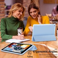 Étui souple en TPU avec porte-crayon 10.2 étui pour tablette de 9e génération pour iPad 7 8 9 étui de génération