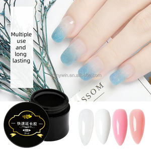 Puntas de Venta caliente, herramienta de Gel de extensión de construcción rápida, puntas de <span class=keywords><strong>Uñas</strong></span> <span class=keywords><strong>postizas</strong></span>, Gel de pegamento, <span class=keywords><strong>colores</strong></span> populares para Gel de construcción - Product Image 1