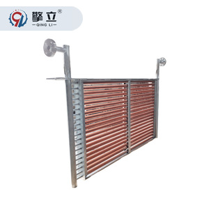 Enfriador de Aire Qing Li, Intercambiador de Calor de Tubo de Aleta de Cobre y Acero Inoxidable, Refrigeración por Agua, Aplicación de Secado Industrial - Product Image 5