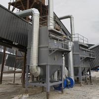 Système de filtration de poussière industrielle haute performance pour l'usine de transformation des céréales, collecteur de poussière en sac pour usine d'aliments pour animaux