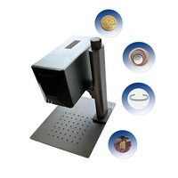 Vente chaude Noir Laser Marqueur 20W FIber Mini Fiber Laser Marquage Gravure Machine pour Métal Démo Vidéo