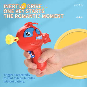 Pistola de Burbujas de Dibujos Animados para Niños, Juguete de Verano para Exteriores, Pistola de Burbujas Inercial - Product Image 5