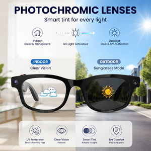 Gafas Inteligentes SENBONO G2pro con Traducción, Grabación de Video de 8MP, Reconocimiento de Objetos, Llamadas Inalámbricas y IA - Product Image 2
