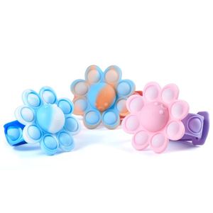 Nueva Pulsera Antiratas de Silicona Colorida, con Burbuja de Pulpo y Giroscopio Giratorio, Venta al por Mayor - Product Image 2