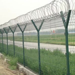 Panneaux de clôture en treillis métallique robuste pour extérieur, barrière de protection anti-escalade pour clôtures de jardin - Product Image 2