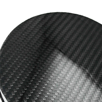 Bouchon de remplissage d'huile en fibre de carbone brillant et léger pour Ferrari 458, pièces de décoration extérieures