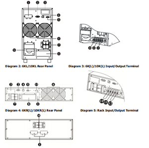 Nhà Máy Giá Thông Minh Trực Tuyến <span class=keywords><strong>UPS</strong></span> 10KW 20KW 30KW 40KW DC 240V Không Bị Gián Đoạn Cung Cấp Điện <span class=keywords><strong>UPS</strong></span> - Product Image 5