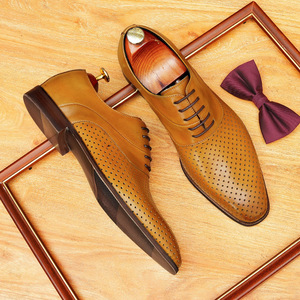 Nuevos Zapatos de Cuero para Hombre, Primera Capa de Piel de Vaca, Zapatos Formales de Cuero, Zapatos de Cuero para Boda - Product Image 4