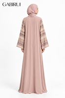 Abaya Kaftan élégante pour femmes musulmanes, été, luxe, Dubaï, perles, broderies, paillettes, colorée, faite à la main, Eid Ramadan, vente en gros