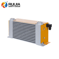 Intercambiador de Calor Industrial, Ventilador de Refrigeración por Aire de 12V/24V AH0608TL, Enfriador de Aceite Hidráulico para Motor con Ventiladores Dobles