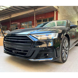 Kit carrosserie pour Audi A8 2019-2021 : modification et amélioration du pare-chocs avant, de la calandre, du becquet arrière et des garde-boue. - Product Image 5
