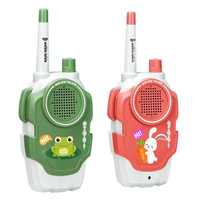 Nouvelle Tendance : Talkie-Walkie Enfant – Jouet Interphone Électronique Sans Fil Longue Portée Lapin et Grenouille de Dessin Animé pour Jeux en Extérieur