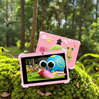 Tablet Anak Terlaris 7 Inci Baterai 3000MAH Resolusi 1024x600 Quad Core MTK Mesin Pembelajaran Elektronik Buatan Pabrik