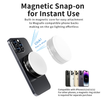 KAZHI Portable bicolore LED anneau Selfie lumière magnétique téléphone vidéo éclairage pour Selfies diffusion en direct photographie photographique