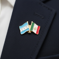 Badge de revers en métal plaqué or de haute qualité, émail souple ou dur, avec logo personnalisé