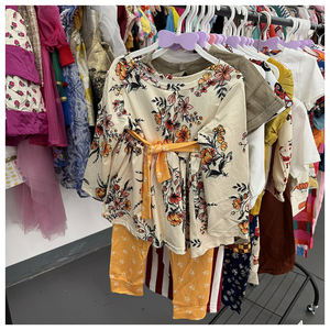 Nouvelle conception de survêtement pour enfants, vêtements pour filles en 2 pièces, robe en lin, vêtements pour enfants, vente en gros d'usine, lot de vêtements pour enfants - Product Image 5