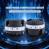 Haut-parleur tweeter à compression personnalisé avec diaphragme en titane KSV de 2 pouces (74,4 mm), aimant néodyme, 240 W MAX, 8 ohms, à fixation par boulons