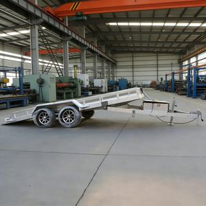 <span class=keywords><strong>Remolque</strong></span> de Coche Galvanizado Personalizable con Eje Tándem, Plataforma de Aluminio y Freno Eléctrico, Capacidad de Carga de 2500 kg para Uso Global de Alta Resistencia - Product Image 1