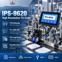 Imprimante TIJ IPS-9620 à Têtes Multiples, Machine de Codage Industrielle à Jet d'Encre, Imprimante Jet d'Encre pour Codes-Barres, 2 Têtes, 75-1200 DPI, Données Variables