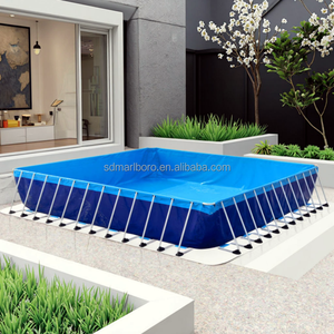 Piscina Fuori Terra in PVC, Forma Rettangolare, Colore Personalizzabile, Marca <span class=keywords><strong>SDM</strong></span>, Specifiche da 2m a 30m per Bambini e Adulti - Product Image 4
