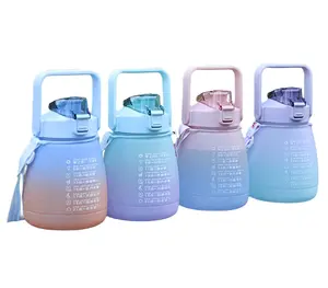 1200 ml wasserflasche mit farbverlauf