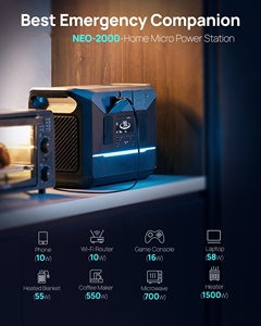 แบตเตอรี่สำรองพลังงานสำหรับตั้งแคมป์กลางแจ้งแบบพกพา 2000W ลดราคาพิเศษ - Product Image 6