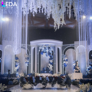 Arco de Boda Personalizable LEDA en Oferta, Soporte Metálico para Fondo de Boda, Decoración para Fondo de Boda - Product Image 2