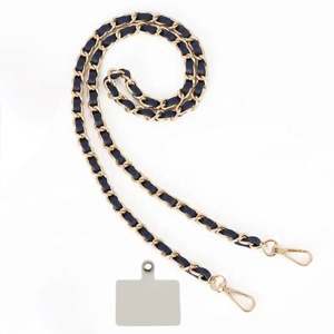 Cordão Anti-Perda para Telefone, Suporte para Câmera e USB, Acessórios Móveis, Colar Transversal, Corrente Preta para Todos os Modelos de Capas de Telefone - Product Image 4