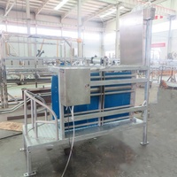 Machine électrique d'abattage de porcs avec moteur, pompe et roulement pour abattoir de porcs, haute productivité