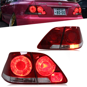 LED Tail Lights - Toyota Crown 2005-2009 Red Lens New Design