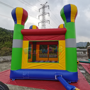Château gonflable commercial pour enfants, château gonflable coloré en forme de montgolfière, structure gonflable en PVC pour sauter - Product Image 5