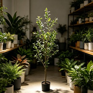   Olivo Artificial Realista |   Planta Artificial Grande en Maceta de Seda Sintética para Decoración de Arcos de Boda y Chimeneas |   Hecho a Medida - Product Image 3