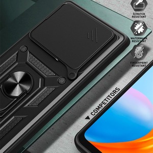 Ốp điện thoại cho Infinix Note 40 Pro Plus 30 5g 20 4G siêu chống sốc chân đế nhẫn giá đỡ trượt Camera Ốp lưng bảo vệ - Product Image 4