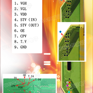 WEICAI Tab Cof Bonding Machine Sơ Đồ Đường Bay Cho TV Latop LCD Màn Hình LED Sửa Chữa Biểu Đồ Định Nghĩa Tín Hiệu Cof Bonding - Product Image 2