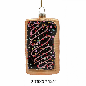 Realistic Biscuit Cookie Chocolate Cookie Glass Pendant <strong>Christmas</strong> Ornament Set Festive Holiday Decor <strong>Wholesale</strong> <strong>Christmas</strong> <strong>Gift</strong> - Product Image 3