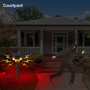 Năng lượng mặt trời Powered động vật Repeller nhà hệ thống báo động năng lượng mặt trời ánh sáng báo động với cảm biến chuyển động - Product Image 6