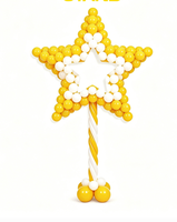 Kit de support de colonne de ballons en forme d'étoile pour décoration de fête DIY, arche de ballons pour anniversaire, mariage, événement, toile de fond
