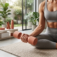 Haltères ergonomiques en silicone écologiques avec logo personnalisé, haltères de musculation pour la maison, le yoga, le pilates, petits haltères en forme de I