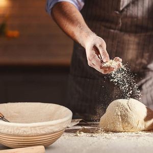 Ufo Rond Bois Lame à Pain, Panier à pain au <span class=keywords><strong>levain</strong></span> en bois de 16,6 cm (21,7 x 8 pouces) - Product Image 4