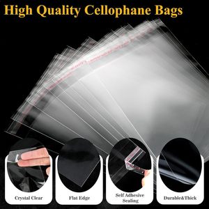 200 bolsas de celofán resellables de 4-1/2 x 6-1/2 pulgadas, fundas de plástico transparente, aptas para sobres A4 y tarjetas de 4x6 - Product Image 5