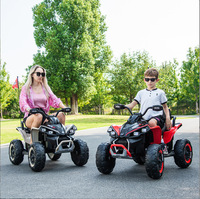 Véhicule tout-terrain électrique à quatre roues pour enfants, jouet à piles pour garçons et filles, buggy de plage de grande taille en plastique