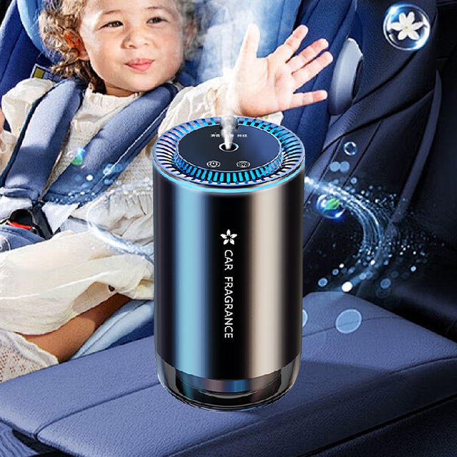 Intelligent Motion Activated Car Air Freshener Auto Start Stop Fragrance Diffuser for Vehicle Scenting Experience
