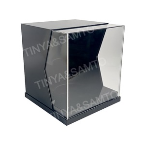 Thắp sáng <span class=keywords><strong>Acrylic</strong></span> Bóng Đá quả bóng sưu tập hiển thị trường hợp tính năng RGB <span class=keywords><strong>Flash</strong></span> chiếu sáng memorabilia bóng đá chủ hộp - Product Image 5